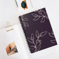 Floral Vine Spiral Notebook — Ruled Journal for Notes & Planning