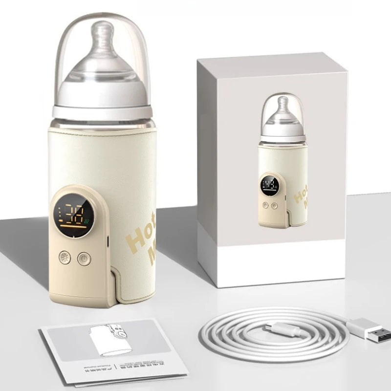 6000mAh Baby Bottle Warmer 6 Heat Level Multifunction Breast Milk Warmer Accurate Temperature Control Baby Bottle Heat